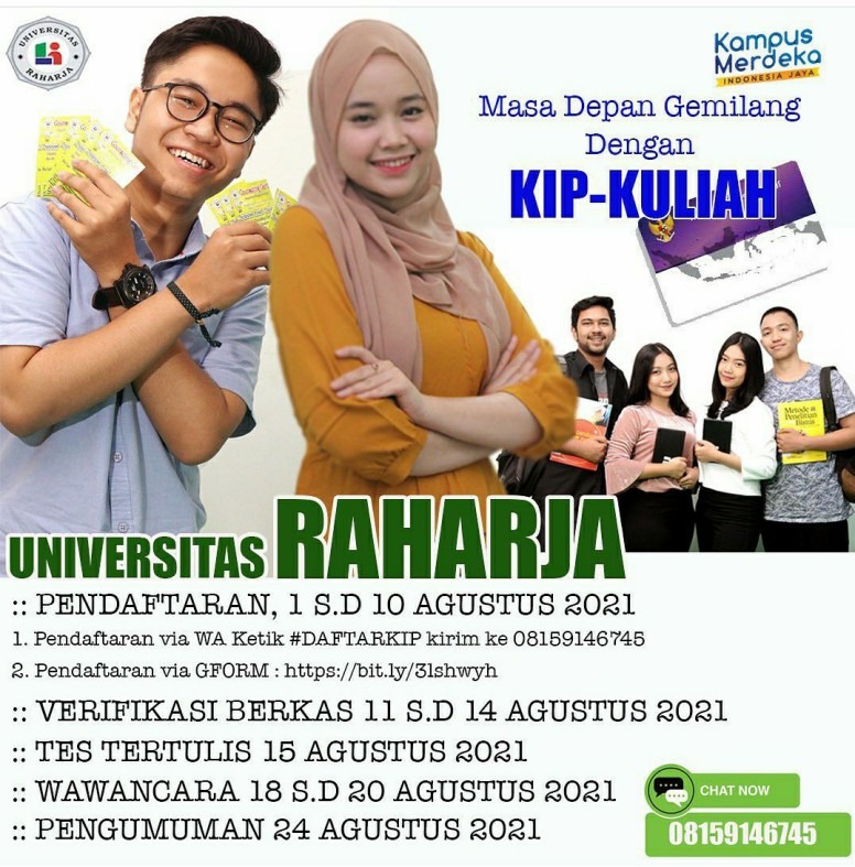 KIP-Kuliah KIP-Kuliah di Raharja