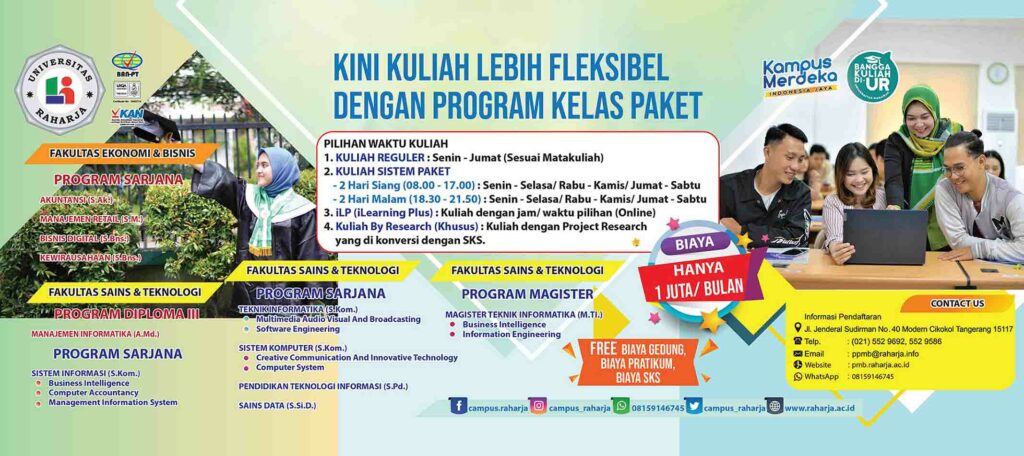 Kelas paket Universitas Raharja