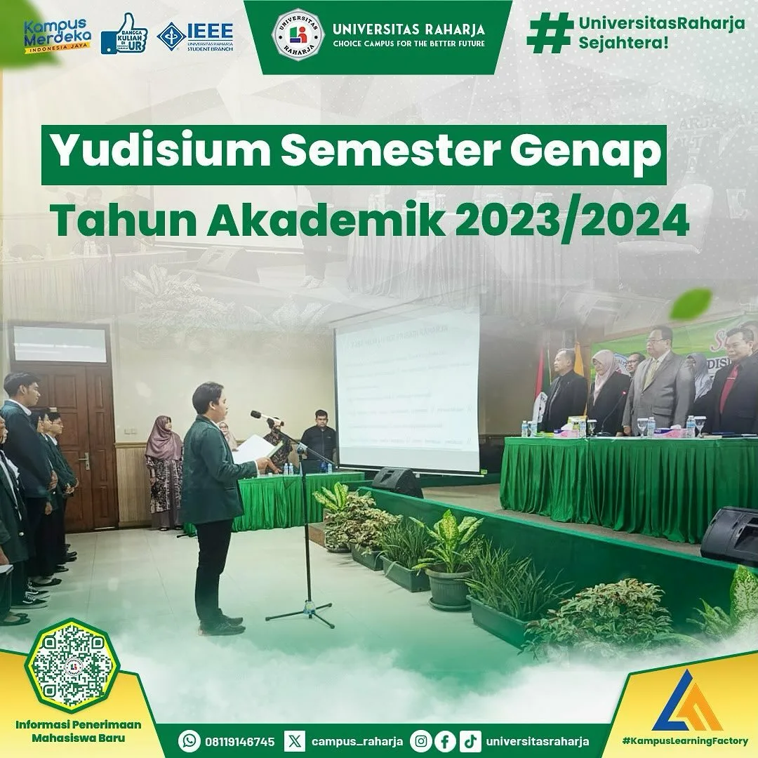 Yudisium Universitas Raharja 2024: Momen Haru dan Bahagia Lulusan Fakultas Sains dan Teknologi!